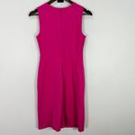 Lands' End Sheath Dress Womens 2 Pink Sleeveless Pockets Office Career Chic Photo 4