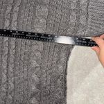 Pink Lily Pink‎ Lily Gray Cable Knit Sweater Large Photo 3