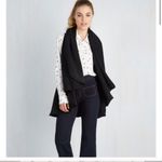 Modcloth  Head to Macchiato Knit Draped‎ Circle Sweater Vest Cozy Cardigan OS Photo 7