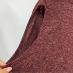 a.gain  Angora Sweater Vest Womens Size L Burgandy Longline Pockets Boho Festival Photo 4
