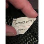 Emory park Shirt Womens Medium Black Mesh Rose Patch Dark Angel Graphic Goth Photo 6