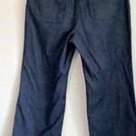 Liz Claiborne Deep Indigo Relaxed Wide Leg Jeans Audra Size 10 Business Casual Photo 1