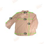 Lafayette 148 Cotton Striped Pullover Blouse Orange Sherbet/White Stripe Size M Size M Photo 8