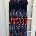 Carmen Marc Valvo Maxi Dress Watercolor Bohemian Sparkle Bead Plus Size 1X NWT Photo 14