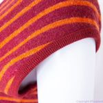 Free People red and yellow stripes wool cotton blend sweater dress, XS Photo 11