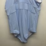 Time And Tru Womens Bathing Suit 2X Padded Cups Vacation Coastal Nautical Beachy Blue Photo 6