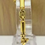 Timex Essentials Gold Oval Watch – Chain Link Bracelet, Vintage Style Size 6 Photo 5