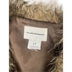 Club Monaco  womens Matilda brown Faux Fur Open Vest size small Photo 2