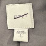 NEW J. JILL SHIBORI PRINT CRUSHED VELVET OPEN FRONT CARDI GRAY NAVY JACKET S T Photo 4