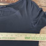 Eileen Fisher  Stretch Silk Jersey Round Neck Top Black Size M Long Sleeve Tee Photo 3