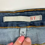 IT! Tatiana Women's Blue Denim Pencil Skirt Size 14 Photo 6