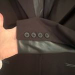 RD Style Stitch Fix  black one button blazer faux leather sides/sleeves sz S NWT Photo 7