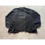 Chico's  Women's Abigail‎ Shrug Sweater 3/4 Sleeve Black Size 3 NWT Photo 4