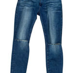 True Religion  jennie curvy skinny jeans ripped knees mid rise denim women’s 29 Photo 0