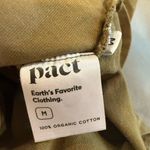 Pact Sleeveless One Pocket Midi T-Shirt Dress in Olive Green size Medium Photo 7