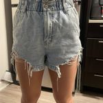 SO Ripped Denim Mom Shorts Photo 0