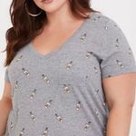 Torrid pumpkin latte coffee v neck shirt plus size 1 fall winter shirt gray Photo 8