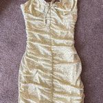 H&M  Yellow Floral Dress Mini Photo 0