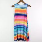 cupio  Petite Striped‎ Sleeveless Dress Multicolor Size PS Photo 5