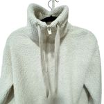 Athleta Talus Sherpa Half Zip Pullover Ivory Cream Small Photo 4