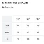 La Femme  Long Sleeve Faux Wrap Gown size 14 Photo 2