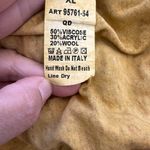 Belle France Wool Blend Sweater with Ditsy Floral Lining Made In Italy Yellow Size XL Photo 7