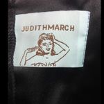 Judith March  embroidered floral soutache strapless cocktail party dress Small Photo 4