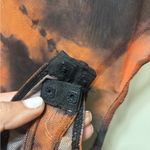 Missguided   Bodysuit - Black animal print Tie-Dye with Leopard Sleeves Photo 4