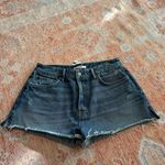 GRLFRND NWT  Revolve Cindy High Rise Distressed Raw Hem Denim Jean Shorts Size 30 Photo 1