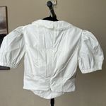 House Of CB  Augusta Puff Sleeve Corset Top NWOT size S white Peter Pan‎ Photo 7