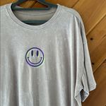 Orange Kiss Tie dye stone wash “good vibes” smiley tshirt Photo 1