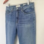 Nili Lotan Boot Cut Jean Classic Wash Cotton Blend USA Light Distressed Sz 30 Blue Photo 4