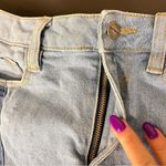 Driftwood Colorblock highrise jeans shorts, frilled hem, size 25 Photo 5