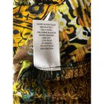 Avenue  Yellow Black Pleated Tunic Size 14/16 Long Sleeve Rhinestone Sheer Casual Photo 10
