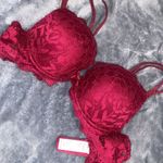 Red Lace Bra Size 32 A Photo 0