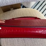 Christian Louboutin Calfskin Alligator Embossed Elisa Baguette in Red Photo 5
