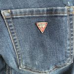 Guess  Womens Jeans Sz 24 Ripped Dark‎ Blue Stretchy Skinny Curvy Photo 5