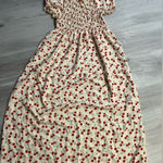 Kindred  NWOT Cherry Print‎ womens maxi dress Photo 0