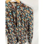 Free People Western Floral Wool Cashmere Long Sleeve Top size small Photo 1