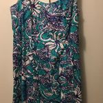 Lilly Pulitzer Teal Patterned Dress Photo 0