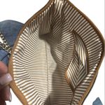 Quilted Denim & PU Leather Crossbody NWOT Blue Photo 4