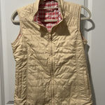 Peter Millar Warmth Women's Reversible Vest Size Small Yellow/Plaid Golf Outdoor Photo 0