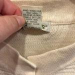 Orvis  Off White Cotton Cardigan Women's Size Large‎ Button Down Gorpcore Photo 7