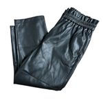 Faux Leather Jogger Pants Black Size 6 Photo 1