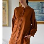 Anthropologie Eve Gravel Eastwood Dress- Copper Size S Photo 0