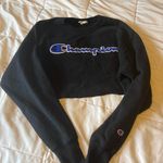 Champion Cropped black  sweatshirt Photo 0
