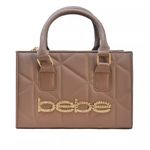 Bebe NWT Zaza Crystal Logo Mini Satchel Bag Pink Photo 4