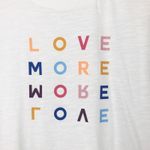 a.n.a. Love More Short Sleeve Women's Casual Top Size L White Size L Photo 2