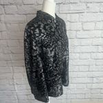 Chico's Chico’s Women’s Artsy Contemporary Silver Black Multi Print Jacket 3/XL Photo 1