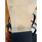 Marc Fisher NWOB LTD Nalica Strappy Sandal blue flat strappy ankle buckle Size 8 Photo 4